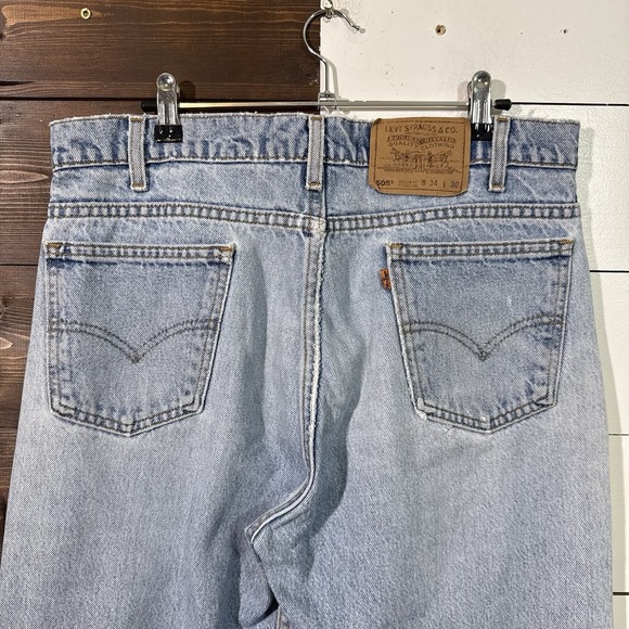 Vintage 90s Levis 505 Orange Tab‎ Denim Jeans Sz 34x30 - Picture 1 of 9